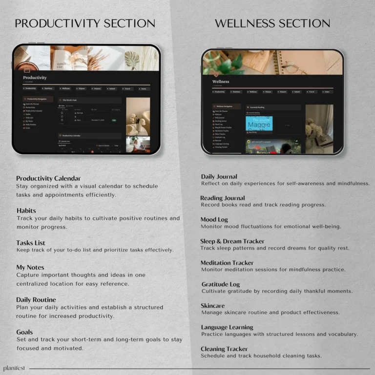 500+ Notion Templates Bundle – Ultimate Productivity & Organization Toolkit - Image 4
