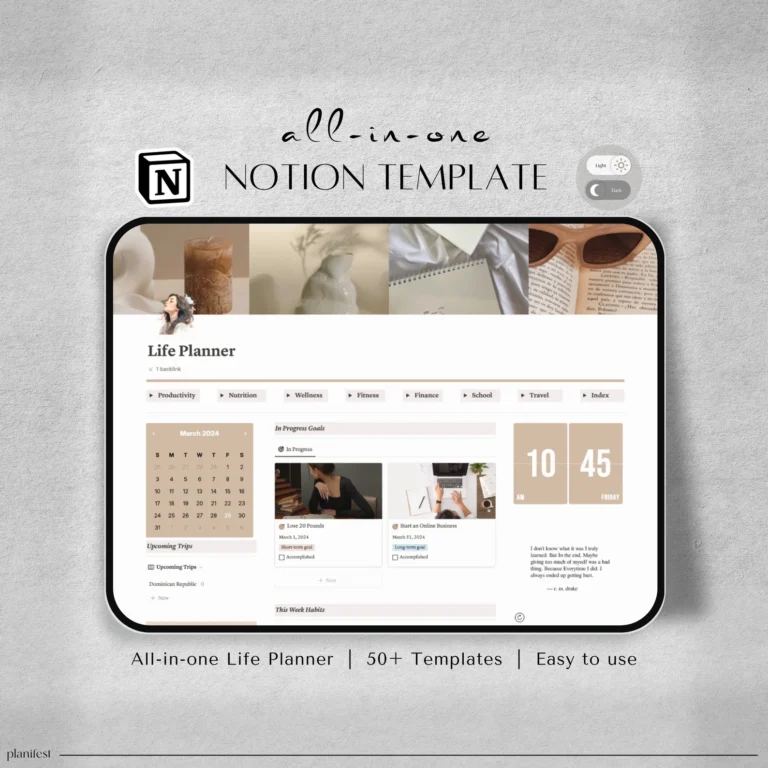 500+ Notion Templates Bundle – Ultimate Productivity & Organization Toolkit - Image 3