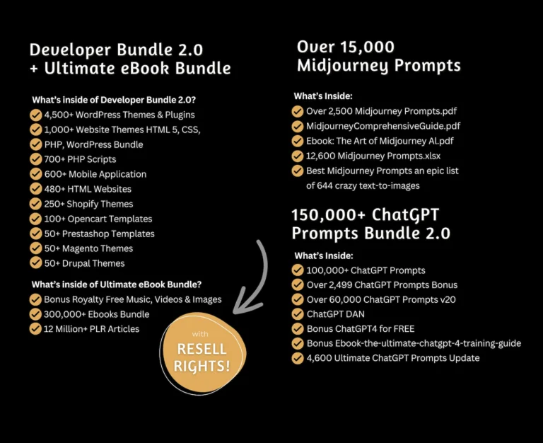 30M+ Master Resell Rights Digital Products Bundle – Your Ultimate Treasure Trove for Passive Income! - Image 5