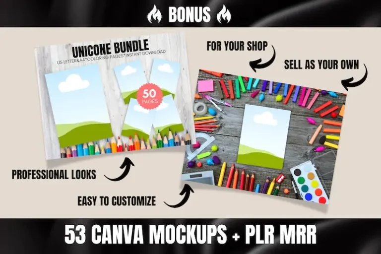 PLR Master Resell Rights Coloring Pages Bundle – Best-Selling Digital Products for Etsy, Adults, and Kids! - Image 4
